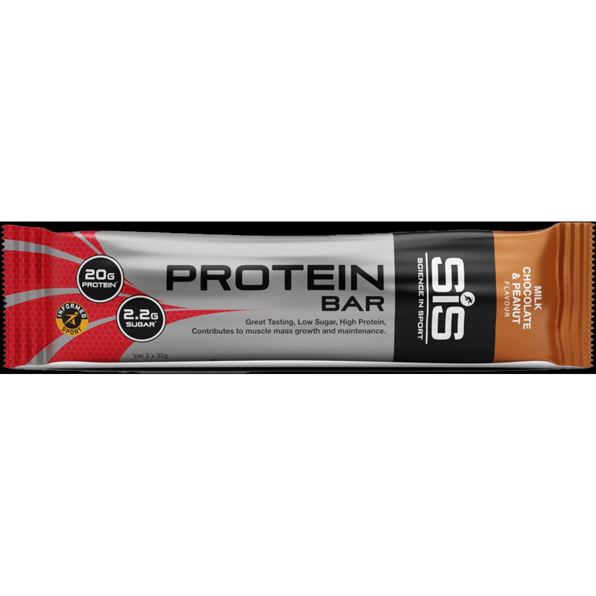 SIS Protein Bar milk chocolate & peanut 64g