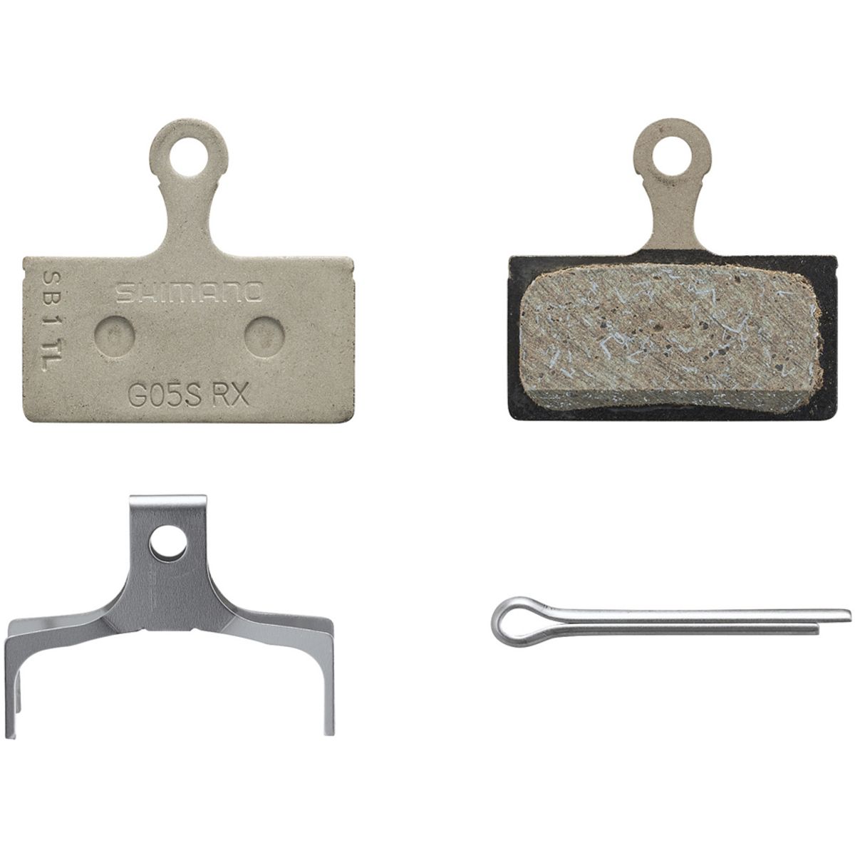 Shimano Disc Brake Pads (Bremseklodser) - BP-D05S-RX - Shimano - Organisk (Resin)