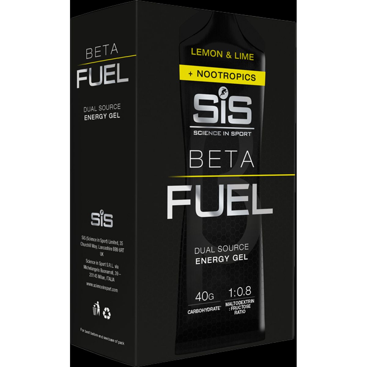 SIS Beta Fuel Endurance Gel Lemon & Lime 6x60ml