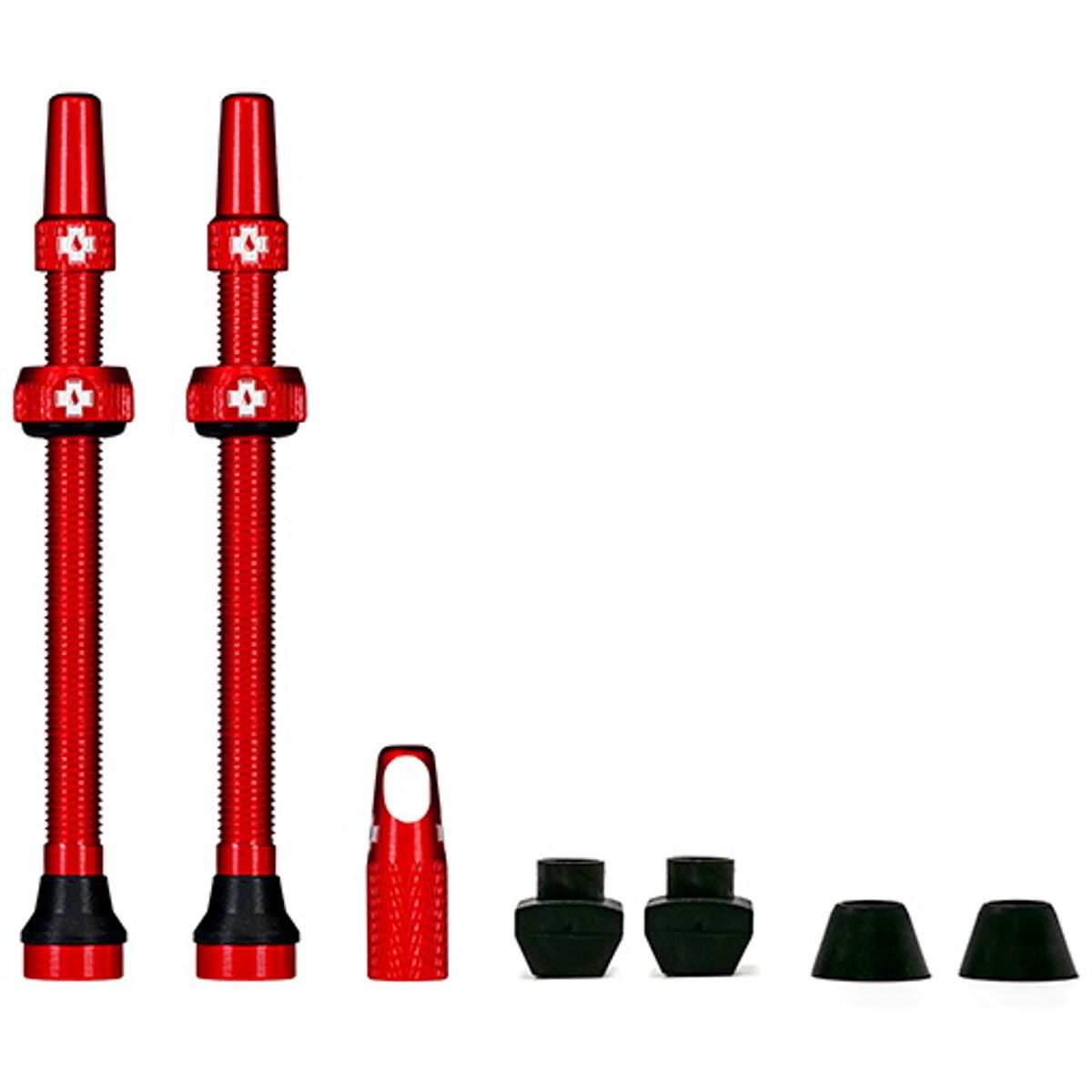 Muc-Off Tubeless Valve / Ventil Kit - 80 mm - Red