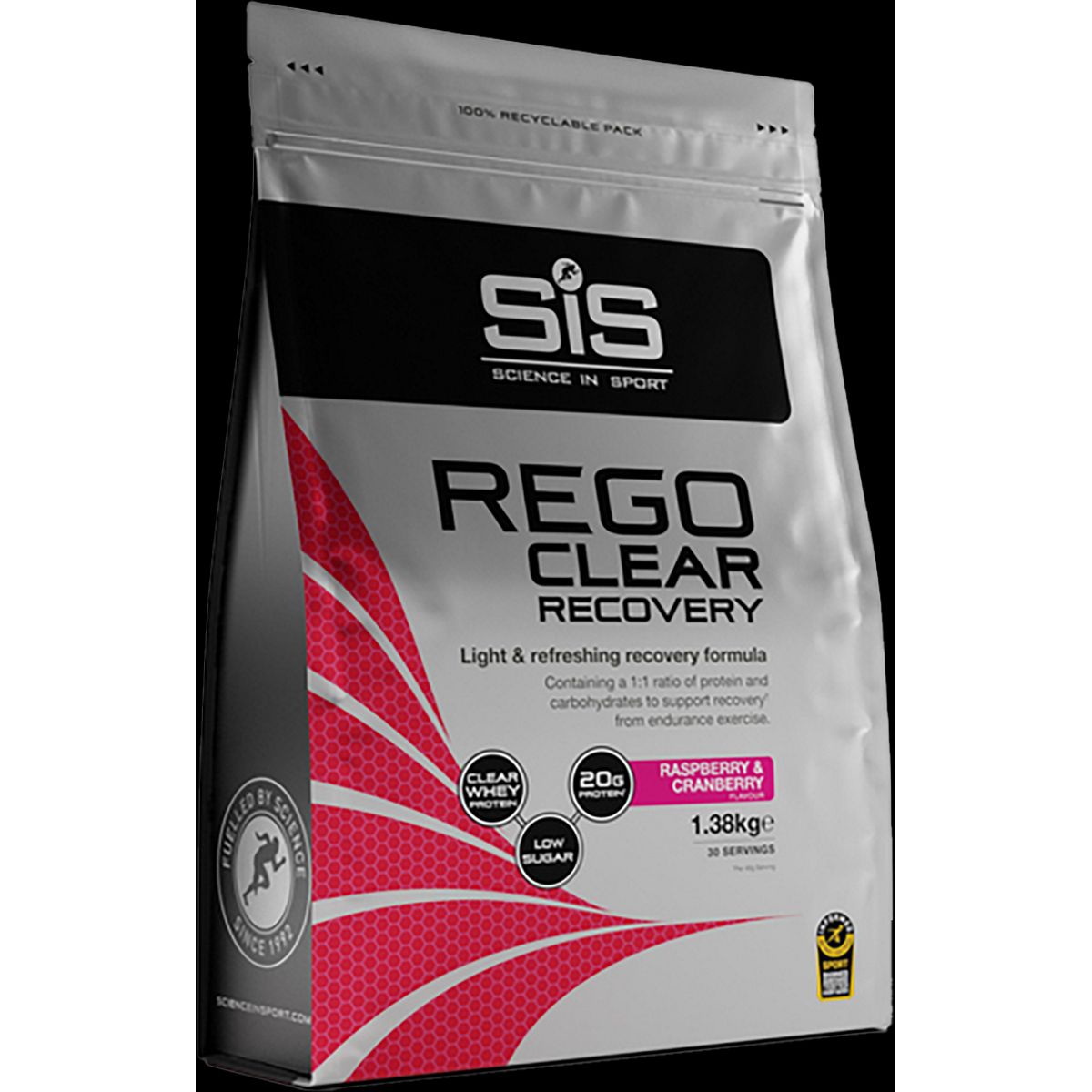 SIS Rego Clear Raspberry & Cranberry Powder - 1.38kg