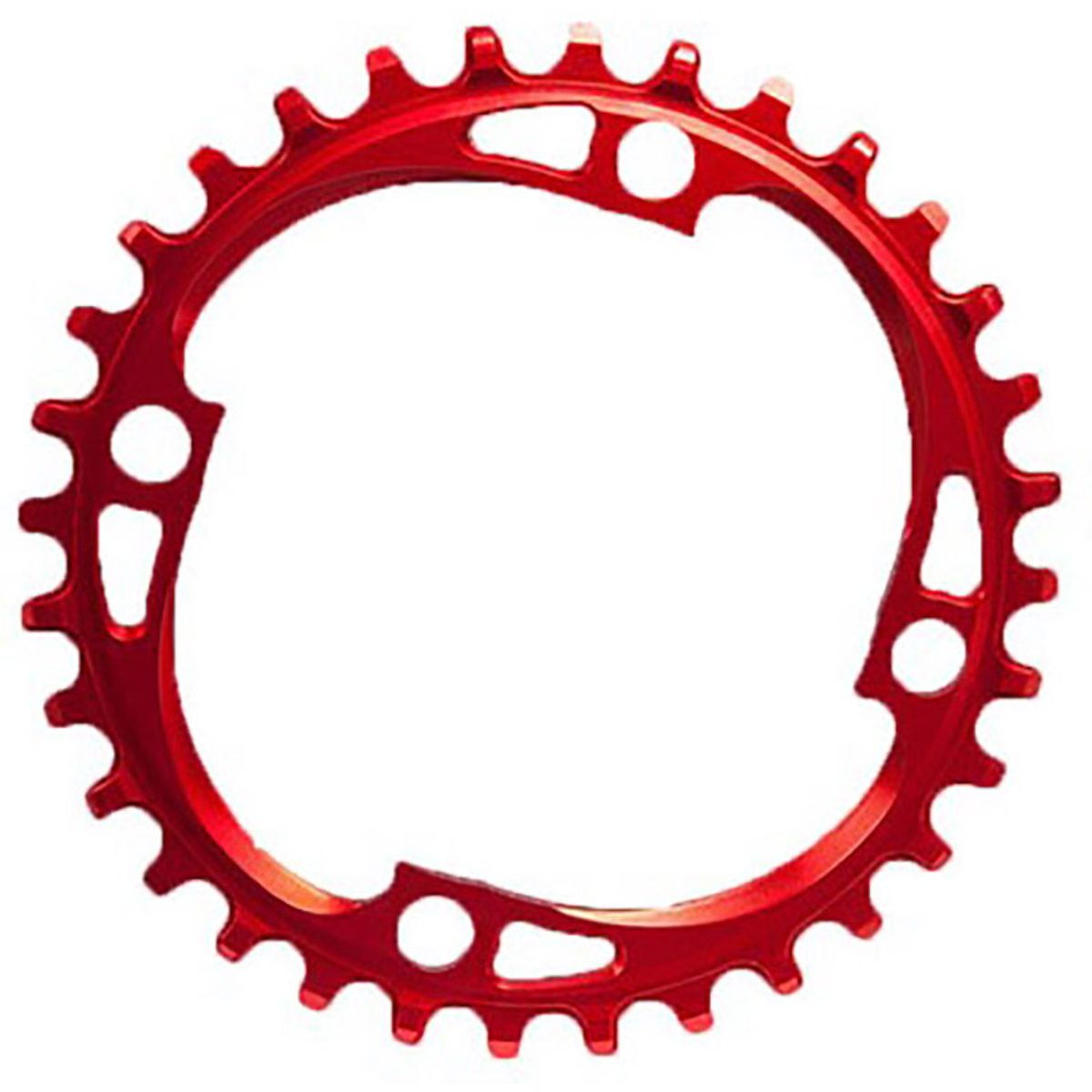 AbsoluteBlack Chainring Direct Mount Singlespeed 38T - (1x10/11/12) - Rød