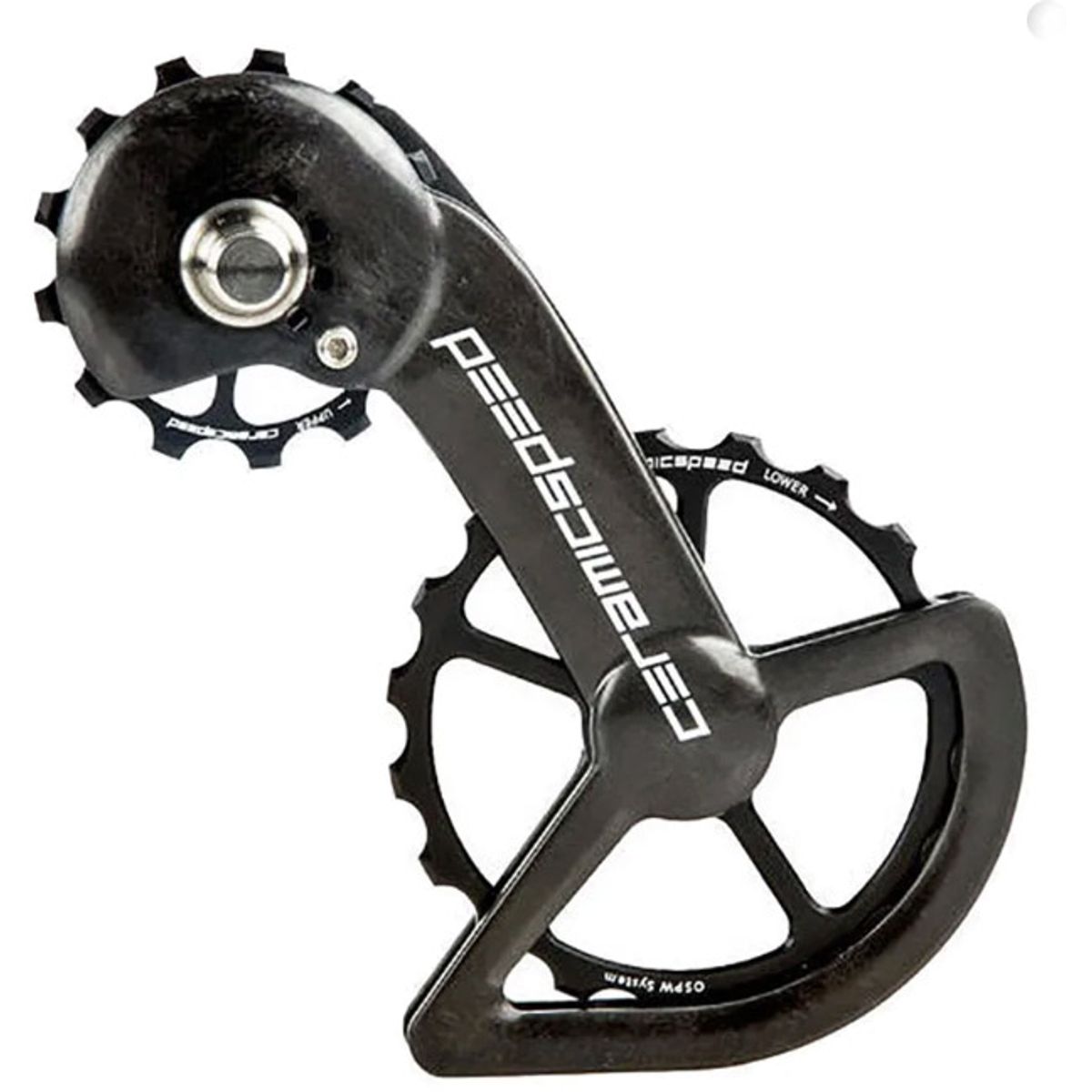 CeramicSpeed Bagskifter-Arm OSPW Shimano 9100/R8000 Series Black