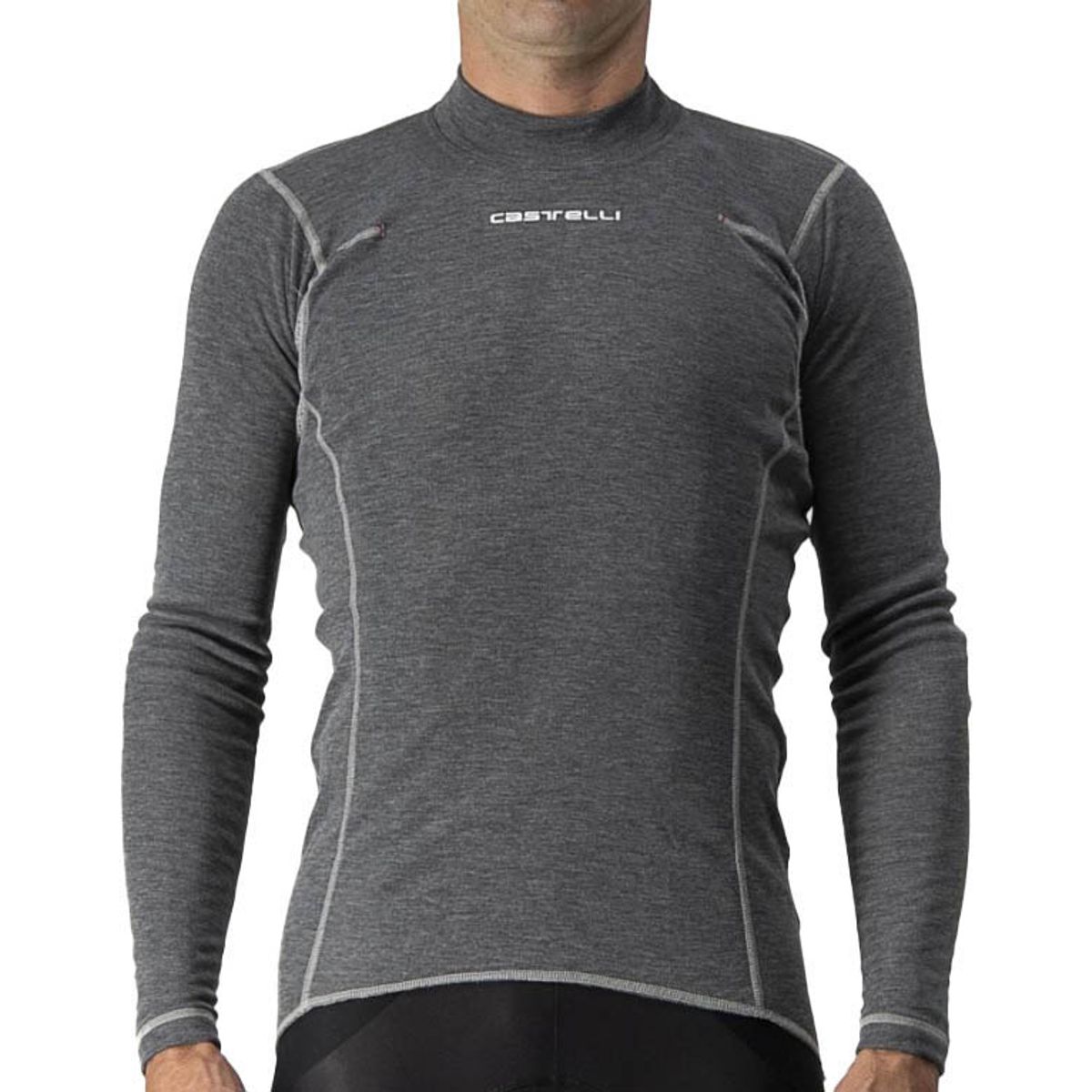 Castelli FLANDERS WARM LONG SLEEVE Langærmet - Grå