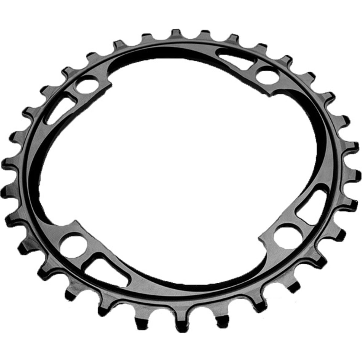 AbsoluteBlack Chainring Singlespeed 26T Ø64 mm - (1x10/11/12) - Sort