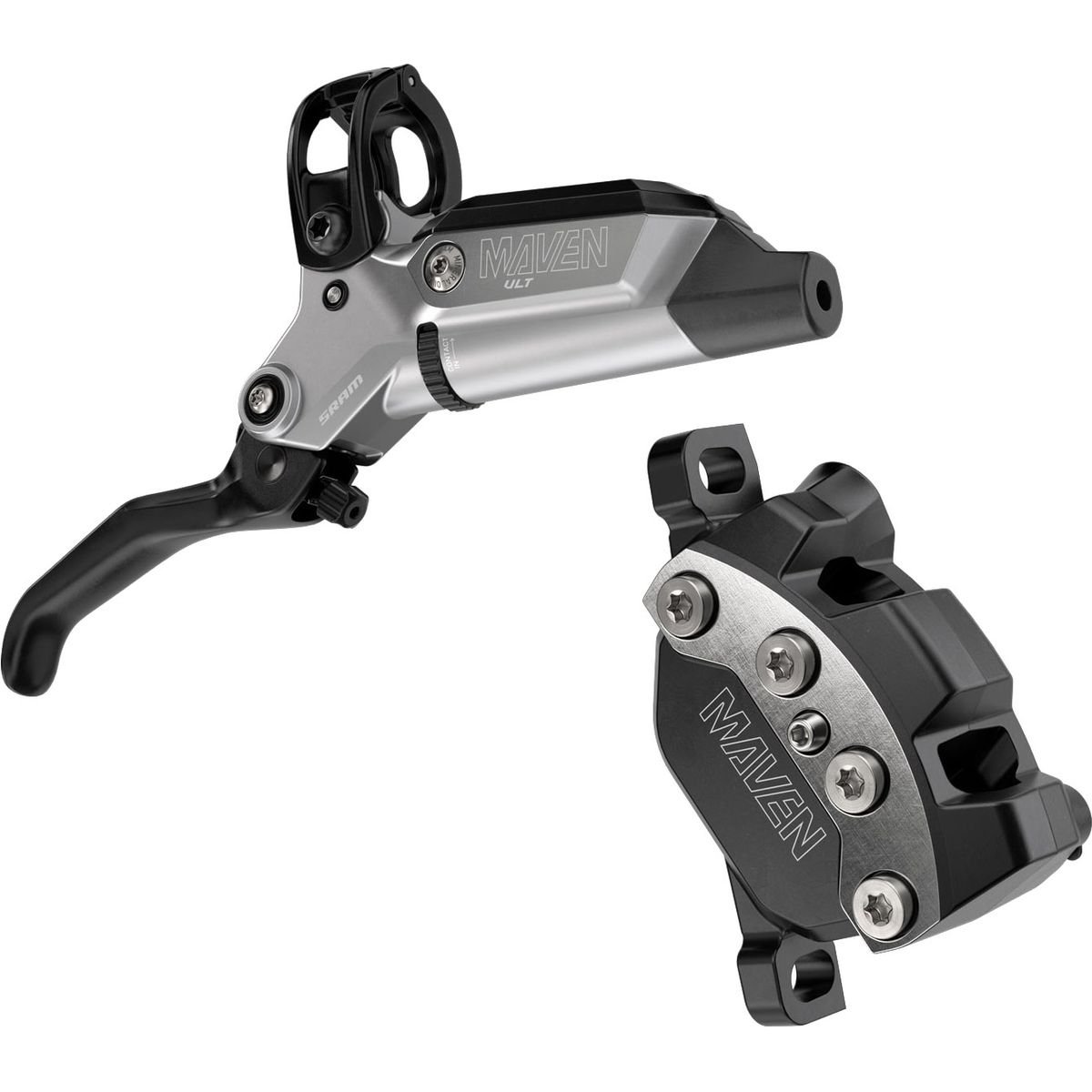 SRAM Hydraulic Disc Brake Maven Ultimate Stealth [REAR] - Clear Anodized