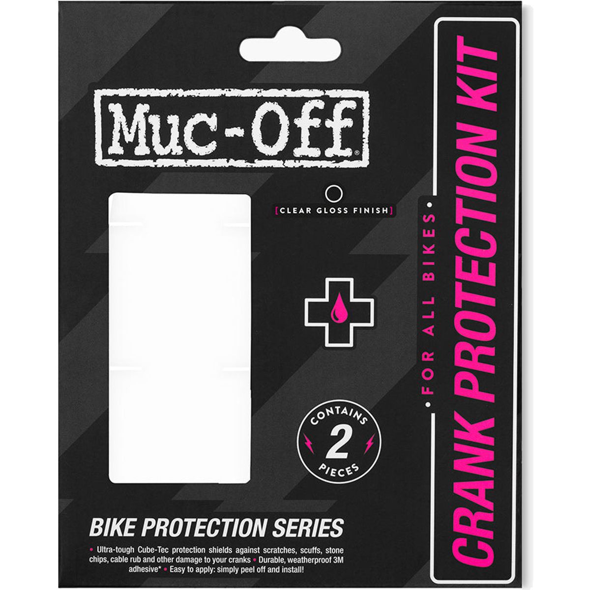 Muc-Off Crank Protector Crank Kit - Clear Gloss