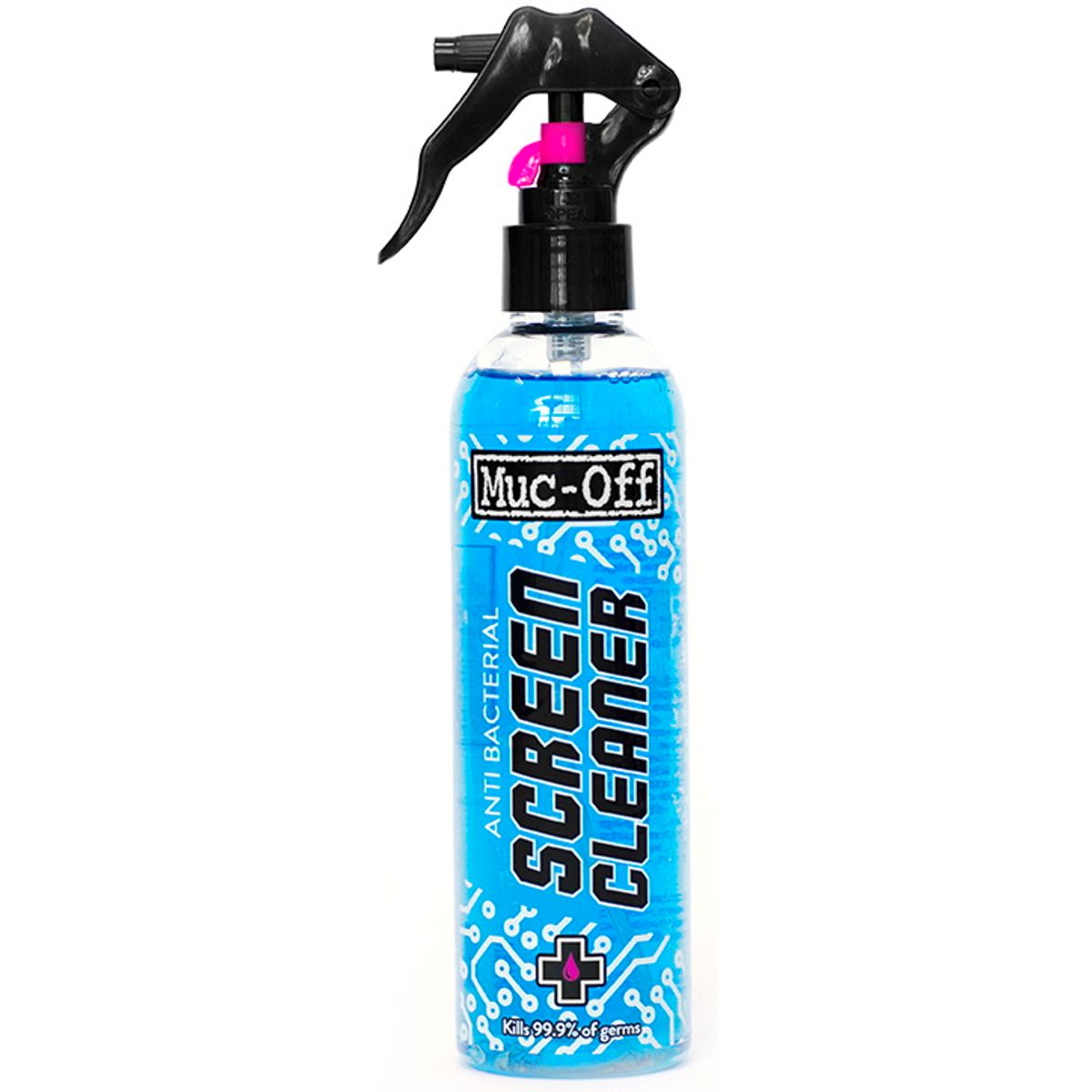 Muc-Off Antibacterial Tech Care cleaner - Skærmrens - 250 ml