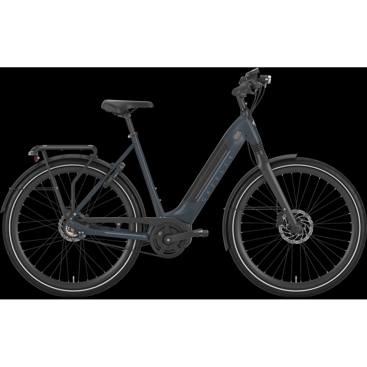 Gazelle ULTIMATE C8+ HMB BELT 500wh Dame 2022 - Blå