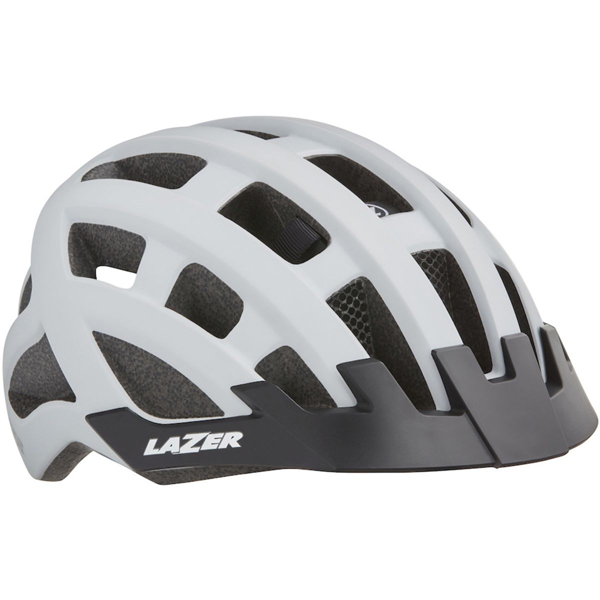 Lazer Petit DLX cykelhjelm m. LED lys - Hvid