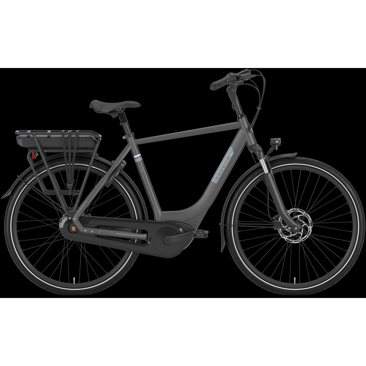 Gazelle Paris C7+ HMB Herre 2025 - Anthracite Grey