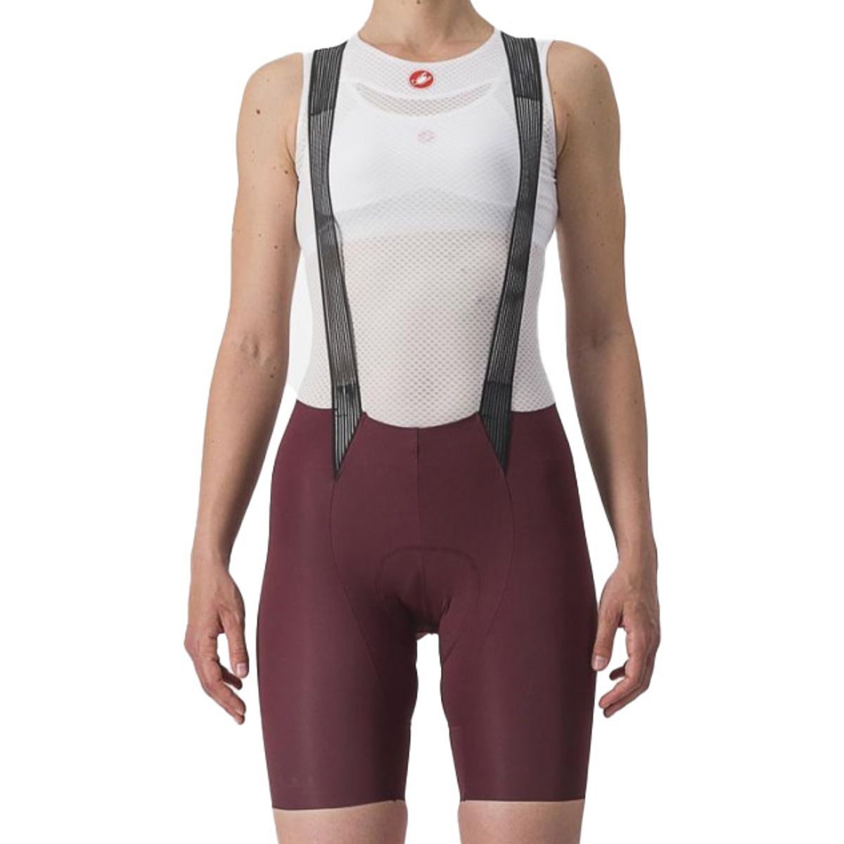 Castelli FREE AERO RC W BIBSHORT Cykelbukser - Rød