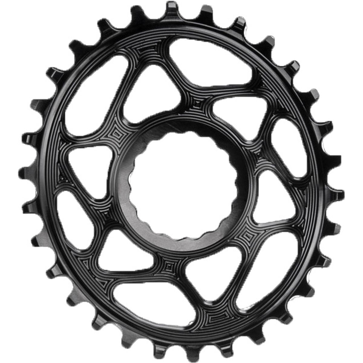 AbsoluteBlack Chainring Direct Mount Singlespeed 26T - (1x10/11/12) Oval (RaceFace) - Sort