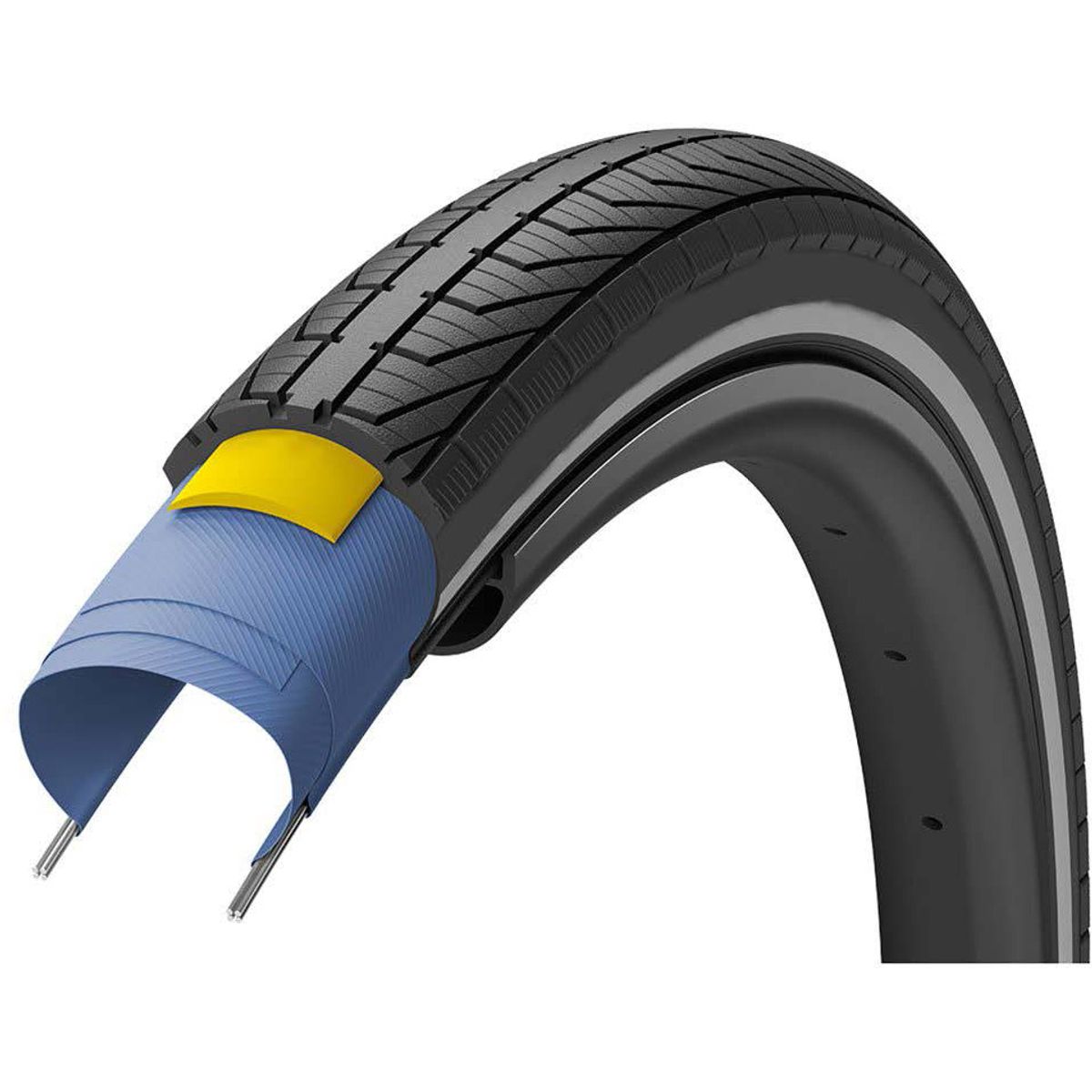 Goodyear TRANSIT SUV S3 (3mm indlæg) 700x35/40/45/50 - Sort