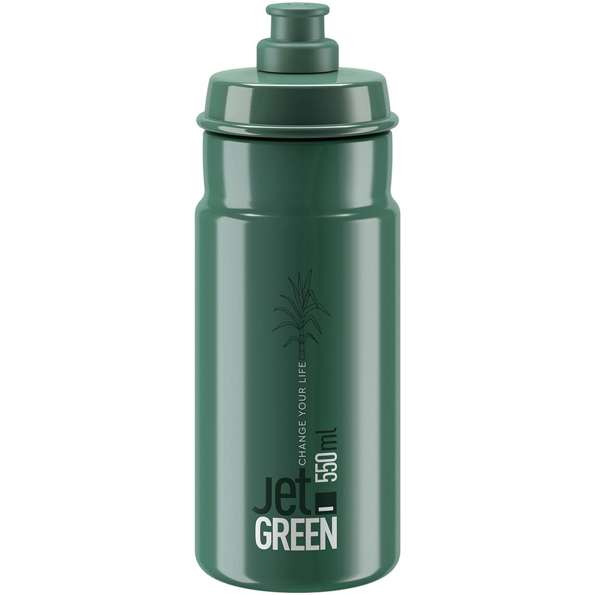 Elite JET Green Drikkedunk - 550ml - Dark Grey