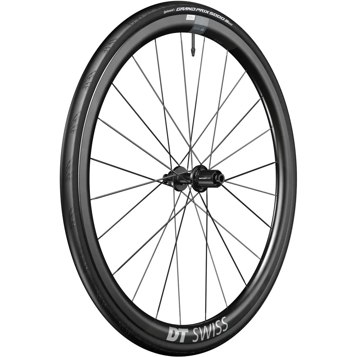 DT Swiss Wheel ERC 1400 Dicut 35 (Inkl. Dæk & Slange) 700c Rear - Shimano/SRAM