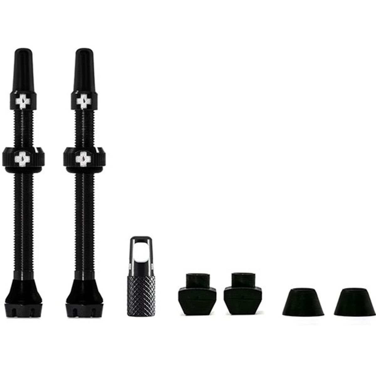 Muc-Off Tubeless Valve / Ventil Kit v2.0 - 60 mm - Black