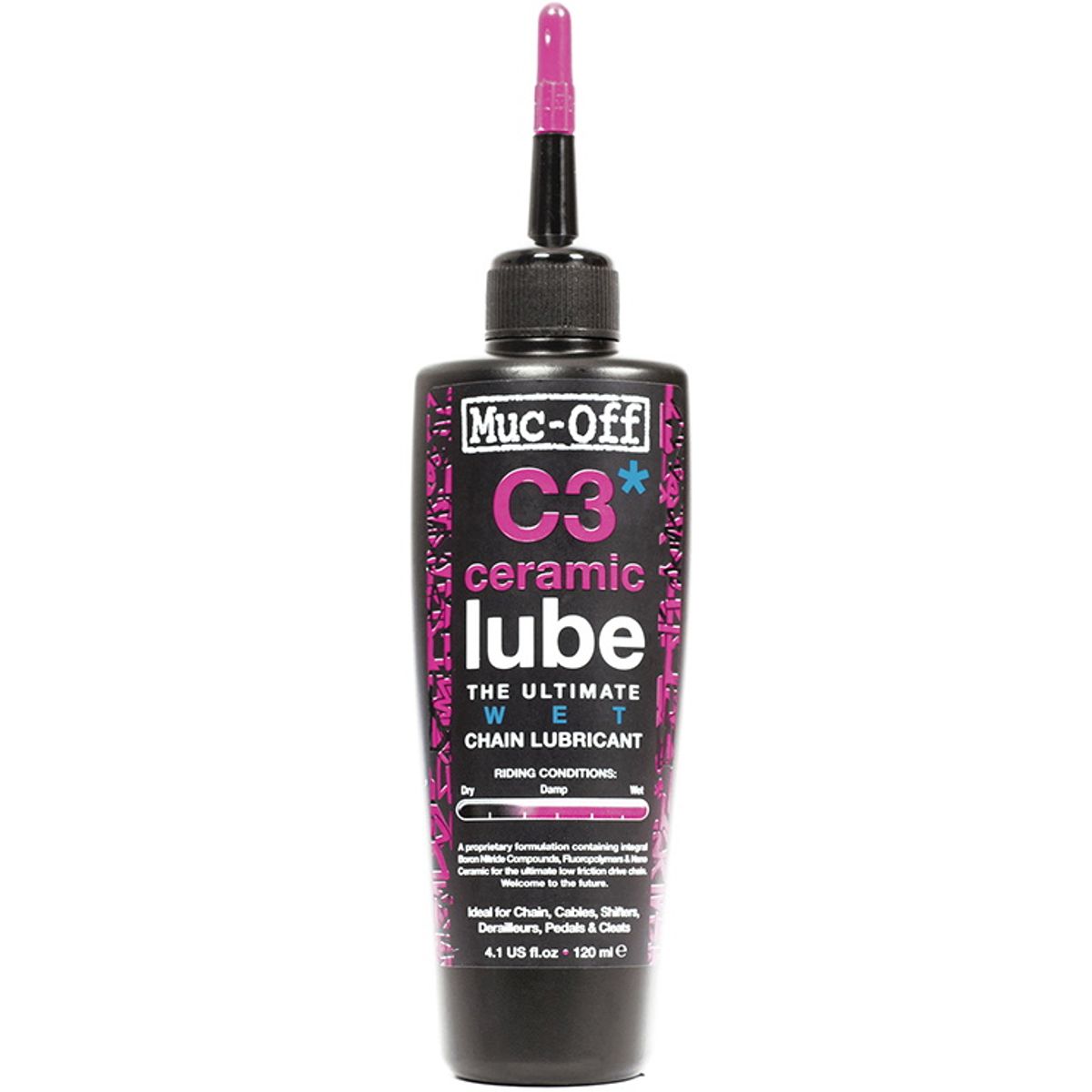 Muc-Off Wet Lube Olie - C3 Ceramic - 120 ml