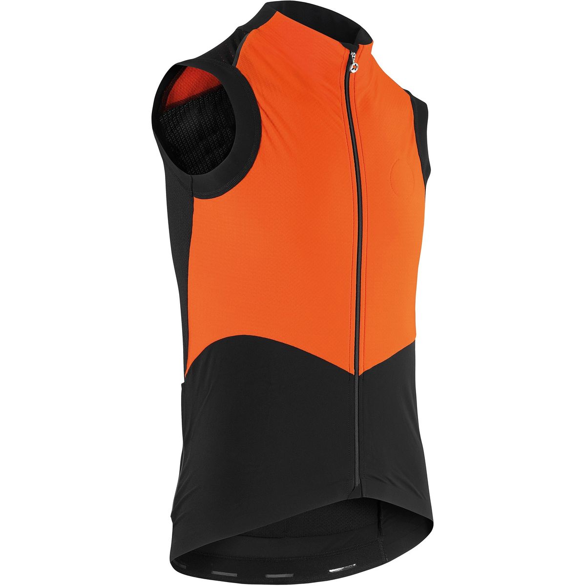 Assos Cykelvest tiburuGiletEquipe Spring Fall Vest, Sort/Orange