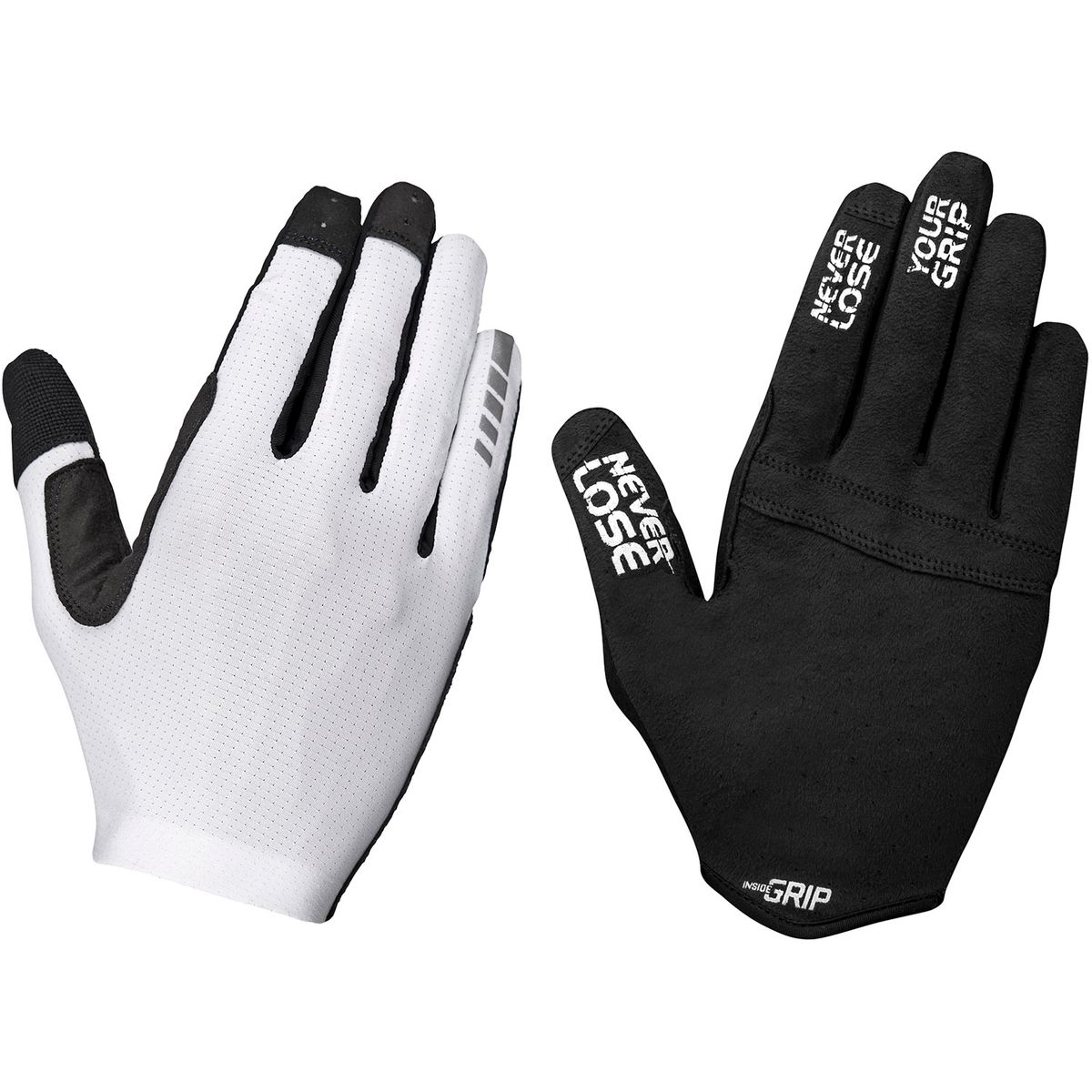 GripGrab Aerolite InsideGrip Long Finger Cykelhandske - Hvid