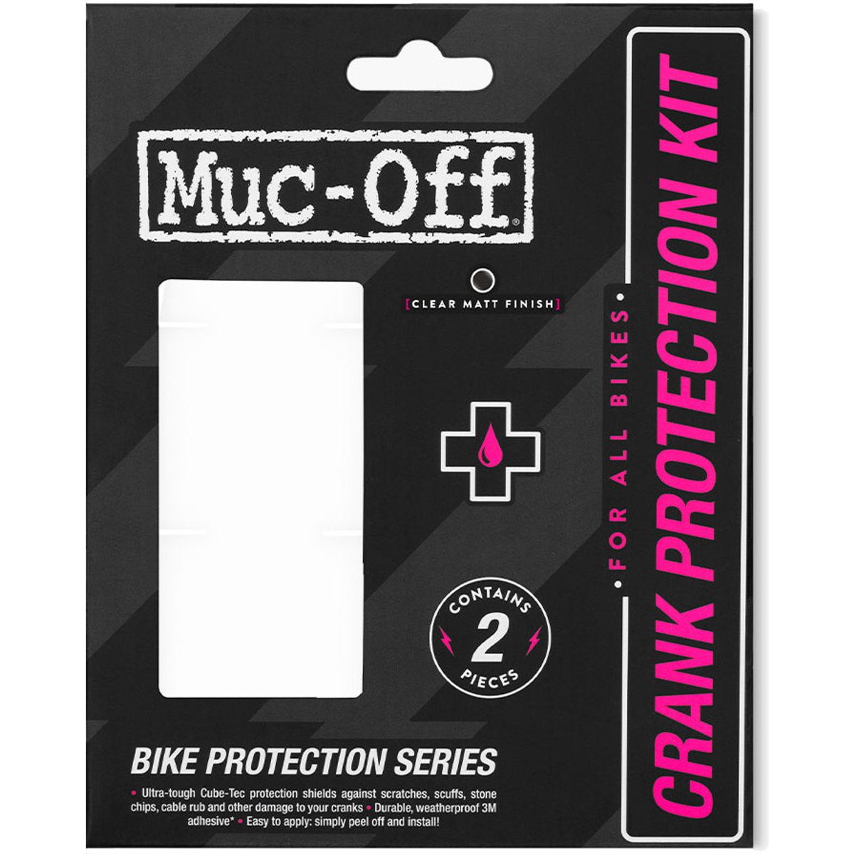 Muc-Off Crank Protector Crank Kit - Clear Matt