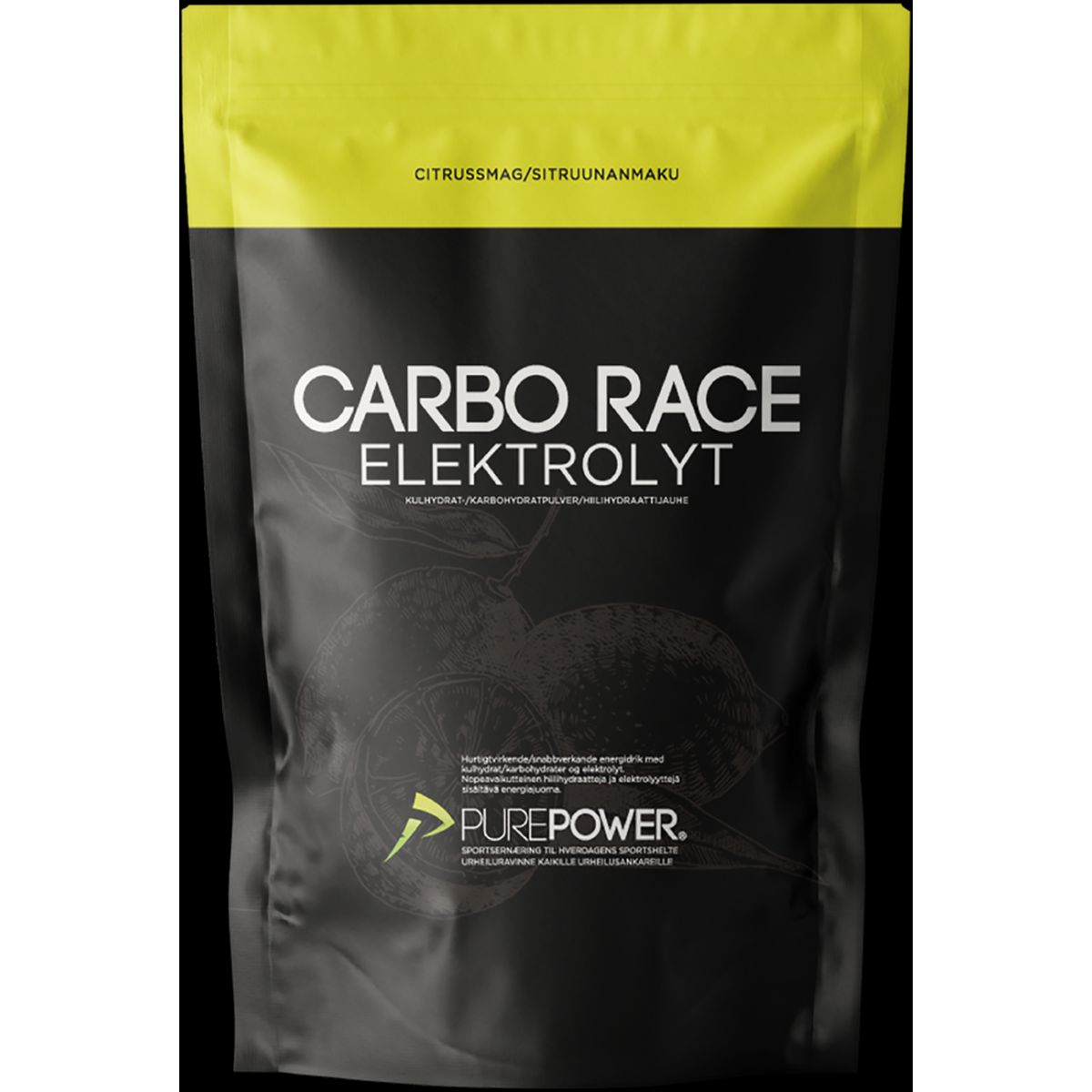 Purepower Carbo Race Elektrolyt Citrus - 1kg