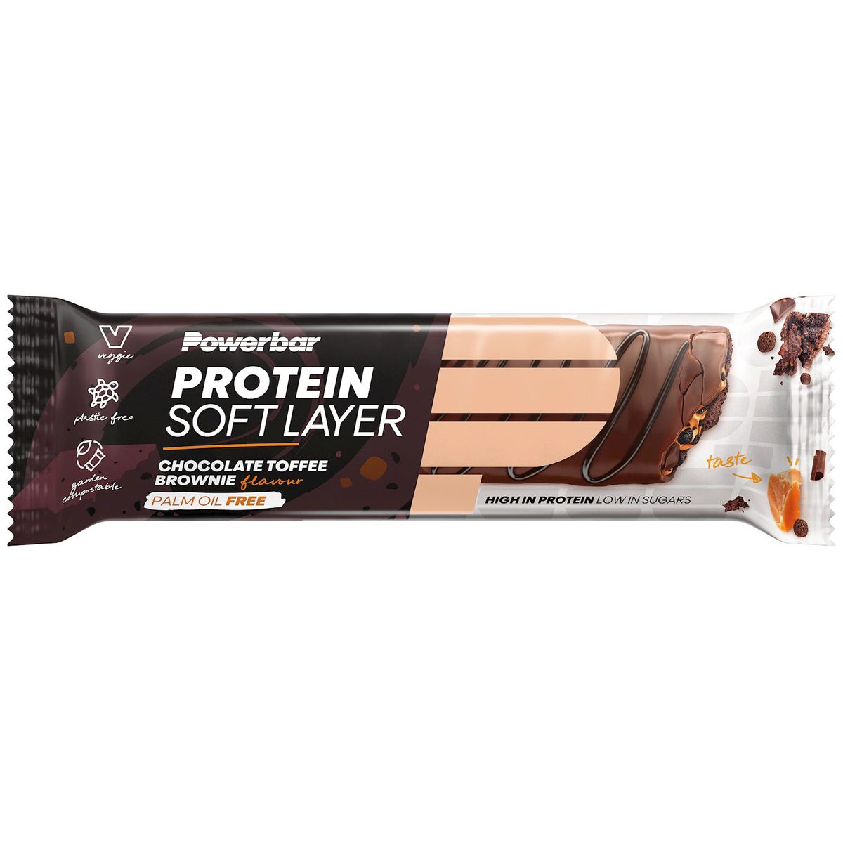 PowerBar Protein Soft Layer Bar - Chocolate Toffee Brownie - 40g