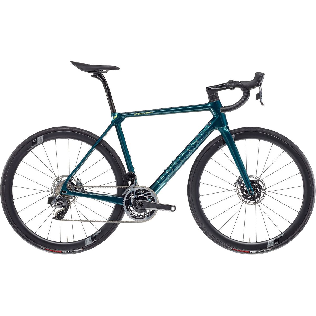 Bianchi Specialissima RED eTap AXS Di2 24g Disc 2023 - Grøn