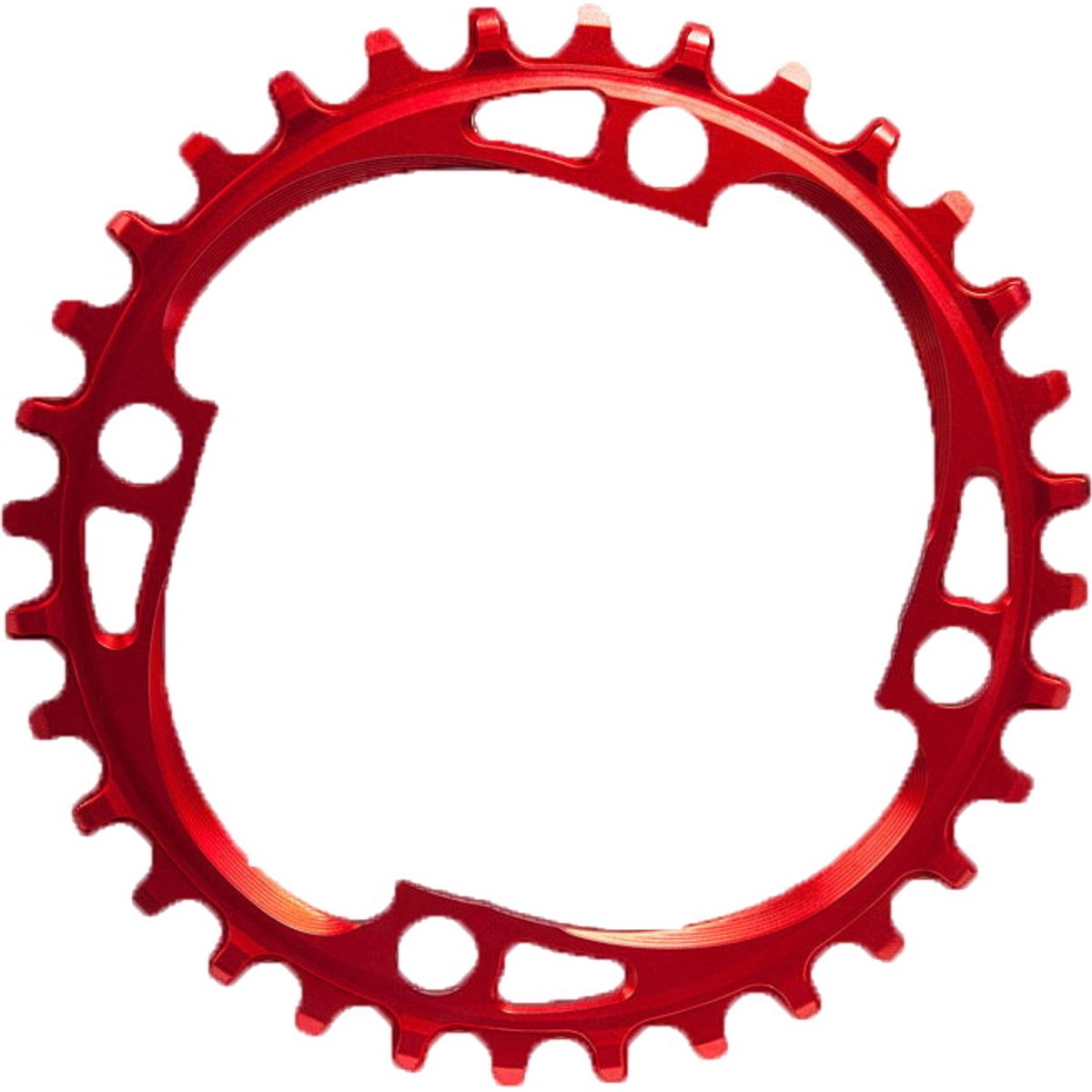 AbsoluteBlack Chainring Singlespeed 26T Ø64 mm - (1x10/11/12) - Rød