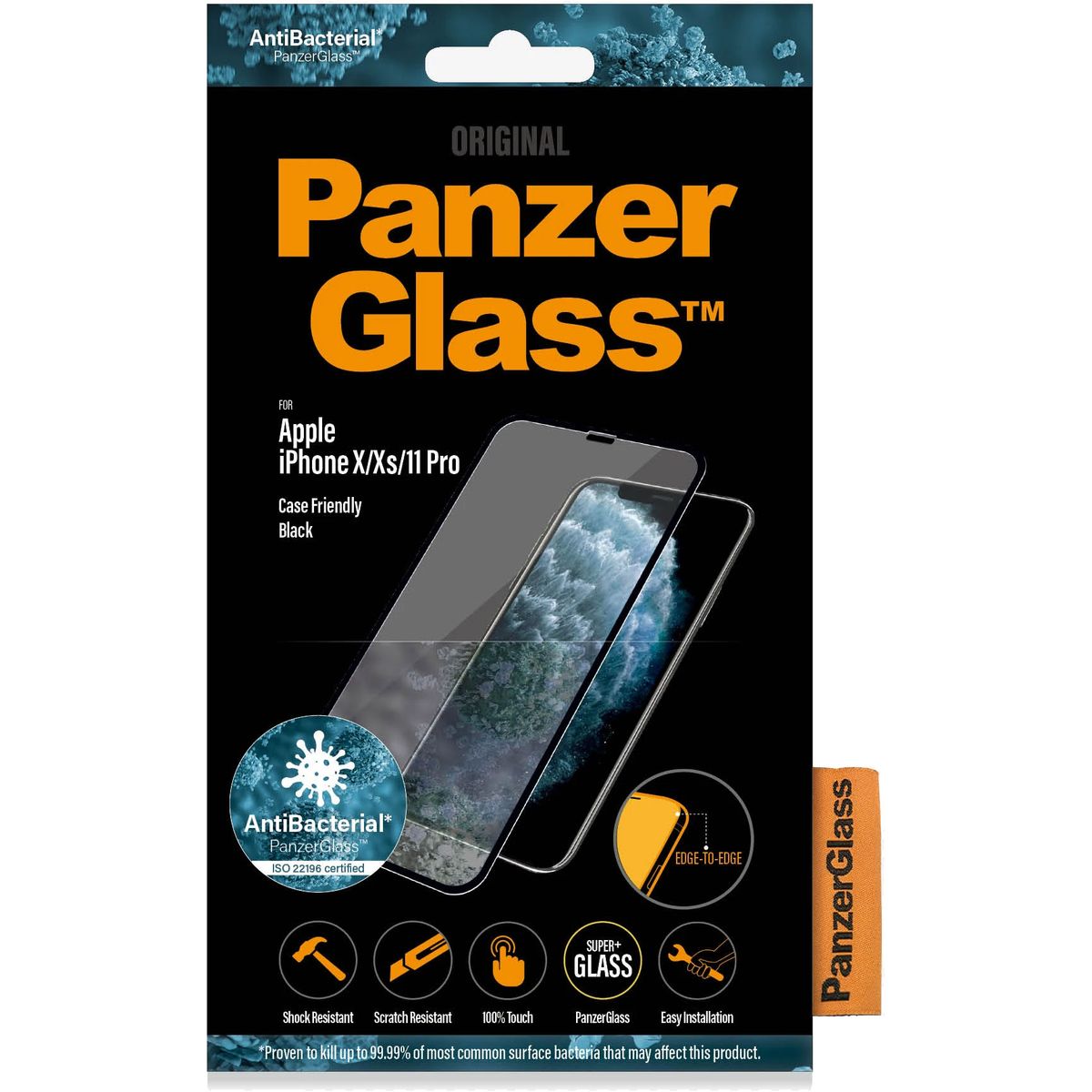 Panzerglass Apple iPhone X/Xs/11 Pro Case Friendly beskyttelselsglas