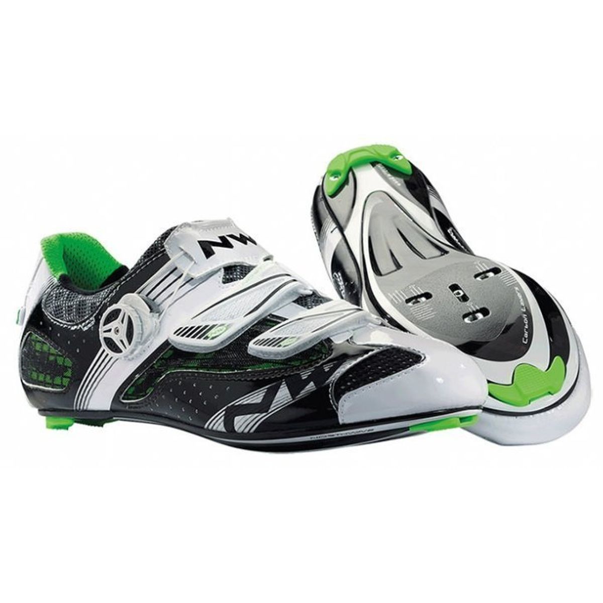 NorthWave Galaxy Herre Racersko - White Black Green