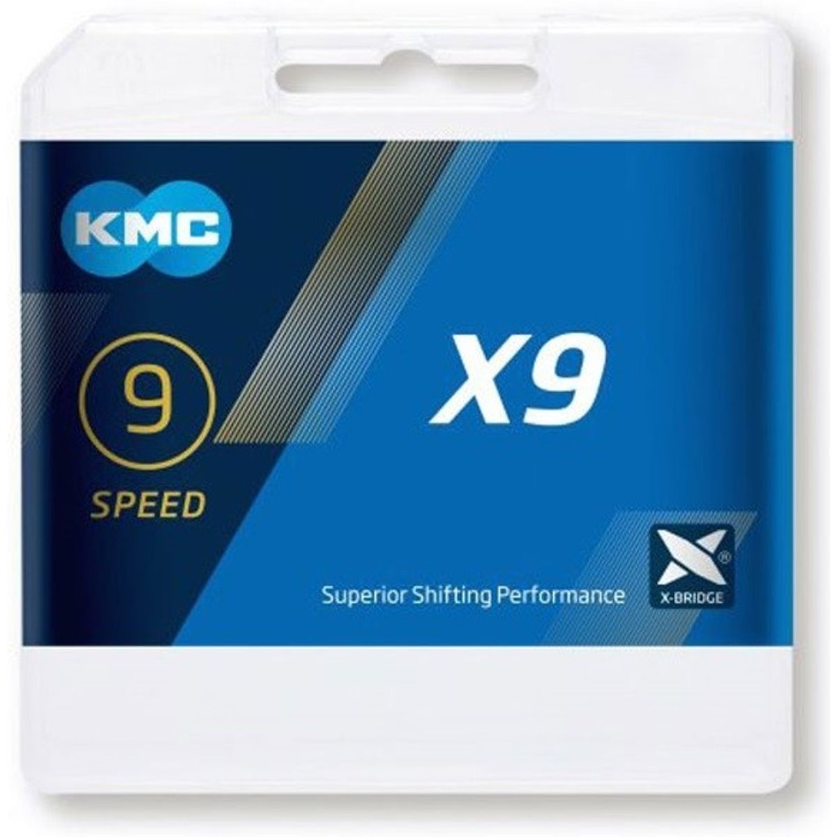 KMC X9 9 speed 114 links Cykelkæde