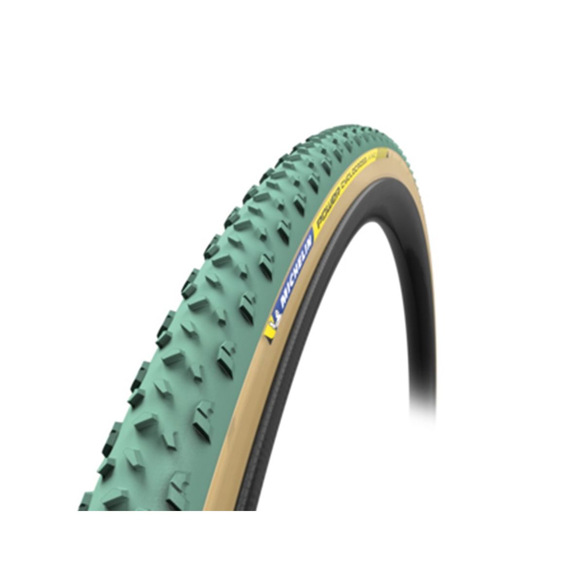 Michelin Power Cyclocross Mud Folding 700x33c (33-622) - Gravel Dæk - Grøn/Brun