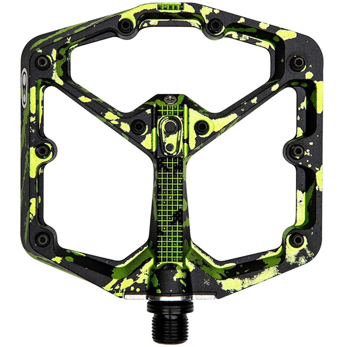 CrankBrothers Pedal Stamp 7 - Large - Lime