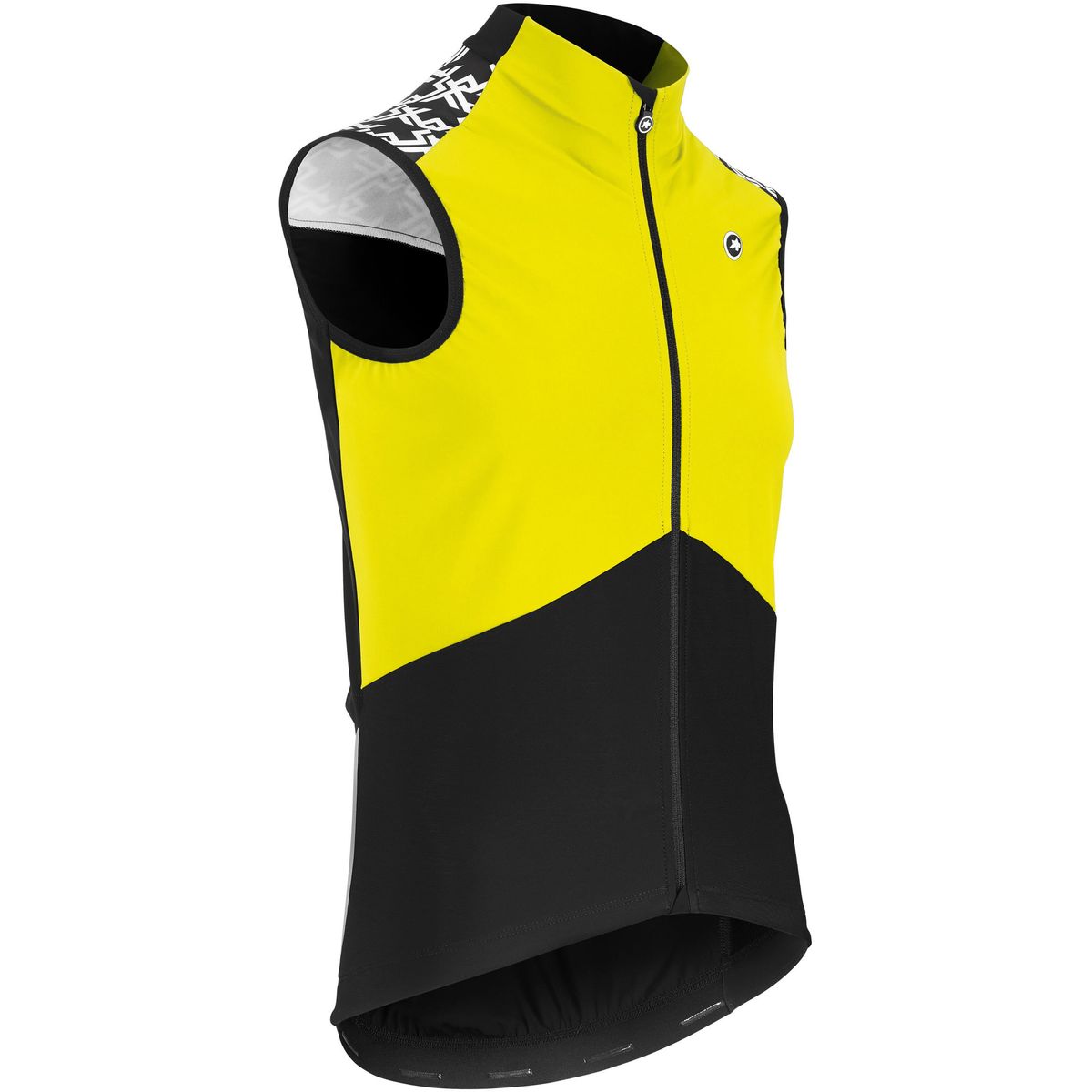 Assos Cykelvest Mille GT Spring Fall Airblock Vest, Gul/Sort