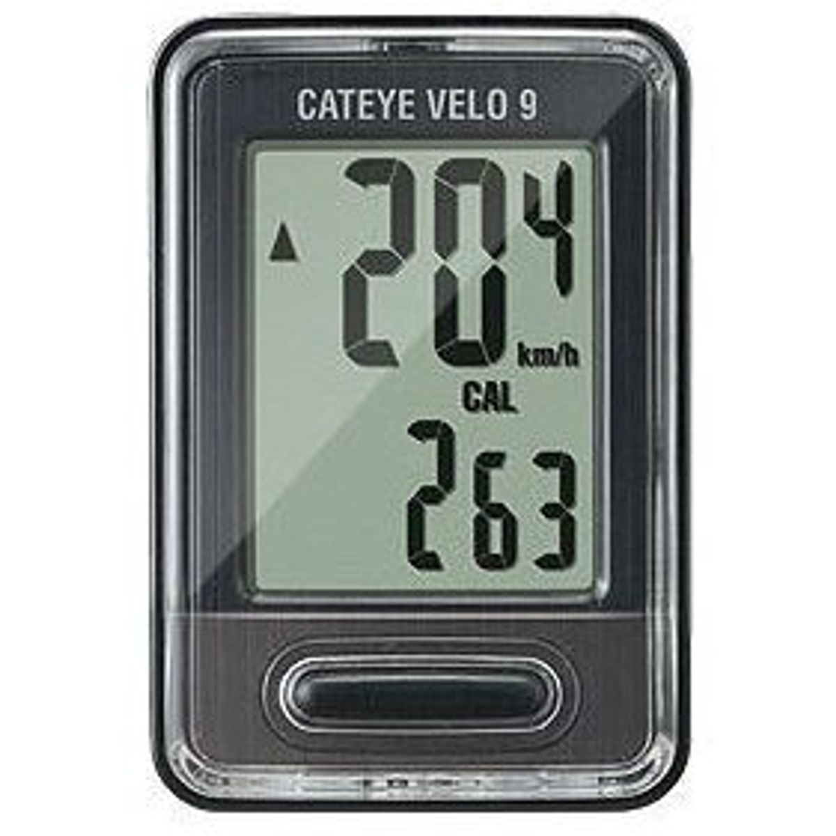 Cateye Velo 9 VL-820 cykelcomputer - Sort