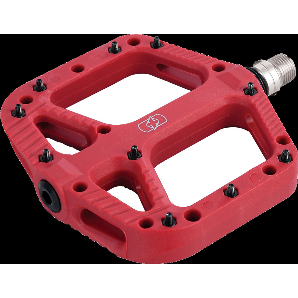 OXC Flat Pedal Loam 20 Nylon - Rød