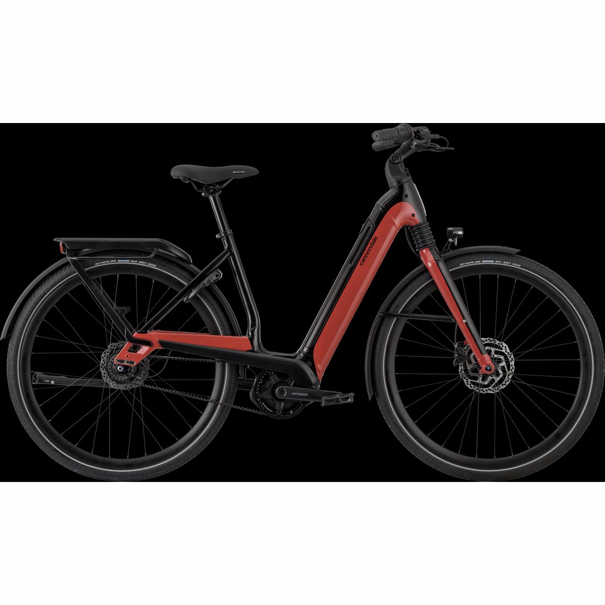 Cannondale Mavaro Neo 4 2022 - Sort/Rød