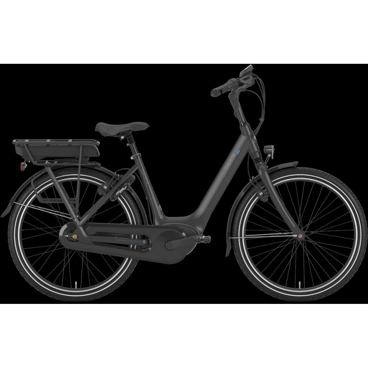 Gazelle ARROYO C7+ HMB 26" 300wh Dame 2022 - Sort