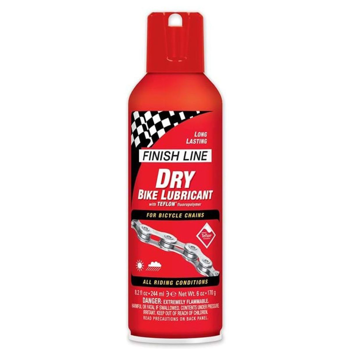 Finish Line Olie Teflon Spray - Dry Lube 240cl