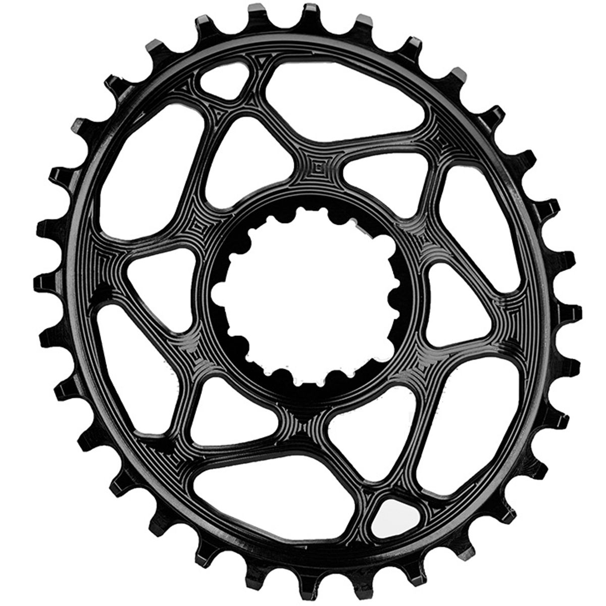 AbsoluteBlack Chainring Direct Mount Singlespeed 32T - Oval - SRAM (Boost) - Sort