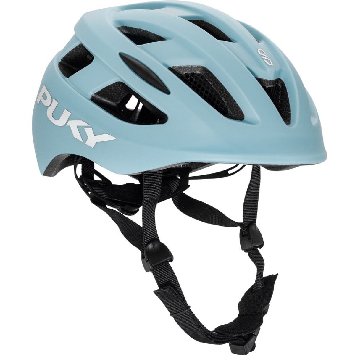 Puky Helmet m. LED - Pastell Blue