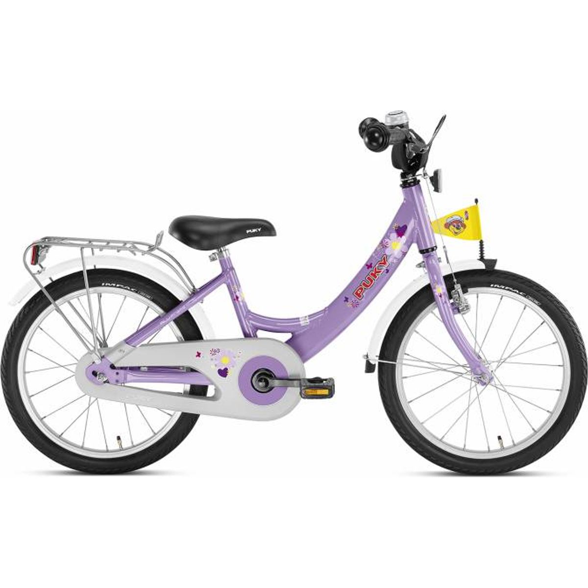 PUKY ZL 18" Alu Pigecykel, Lilla