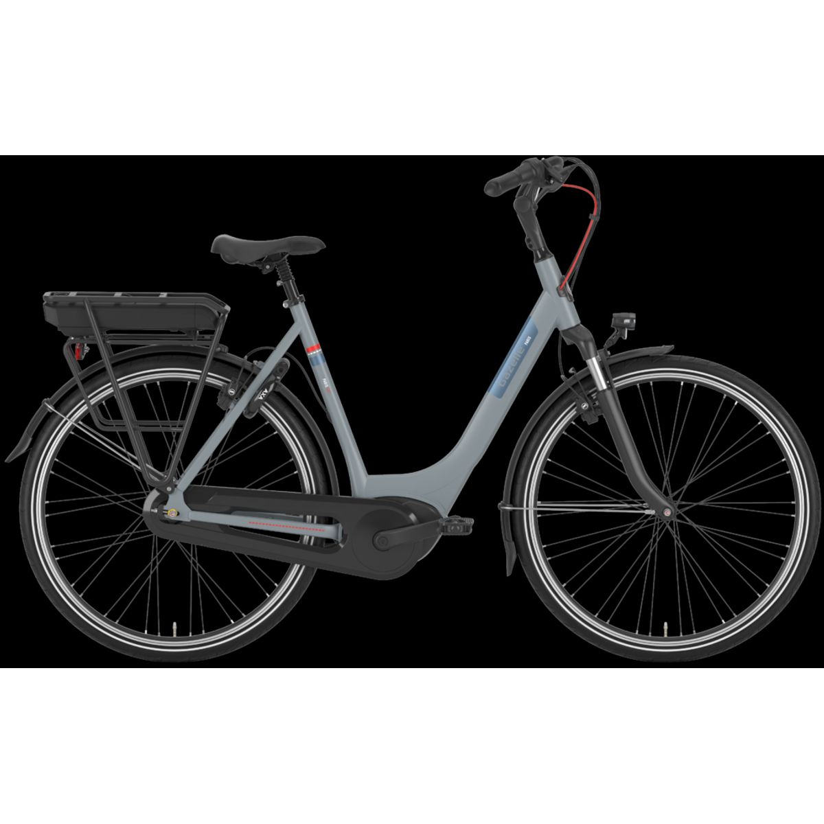 Gazelle Paris C7+ HMB 500wh Dame 7g 2022 - blå