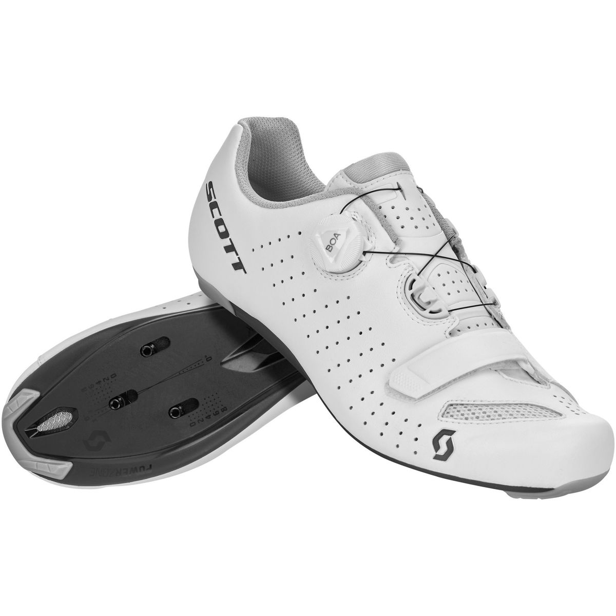 Scott Road Comp Boa Cykelsko - White/Black