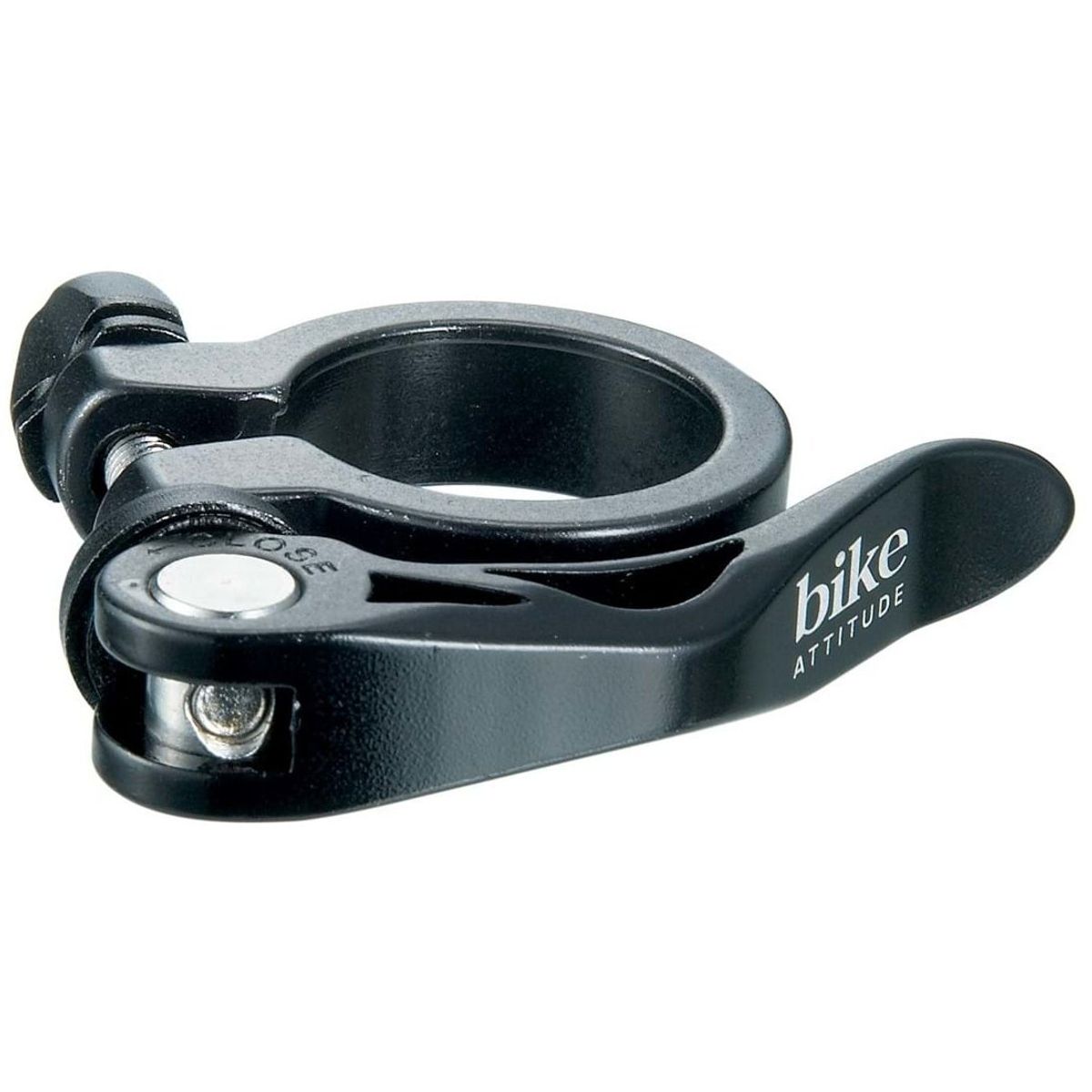 Bike Attitude Klampe med Quick Release 34.9 Sort T/Sadelpind