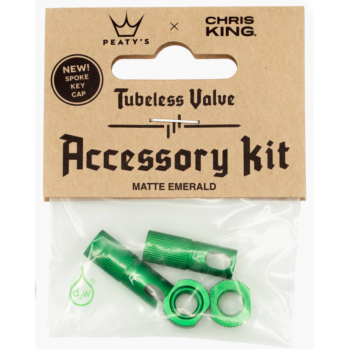 Peaty's x ChrisKing Tubeless Valves Kit - Emerald