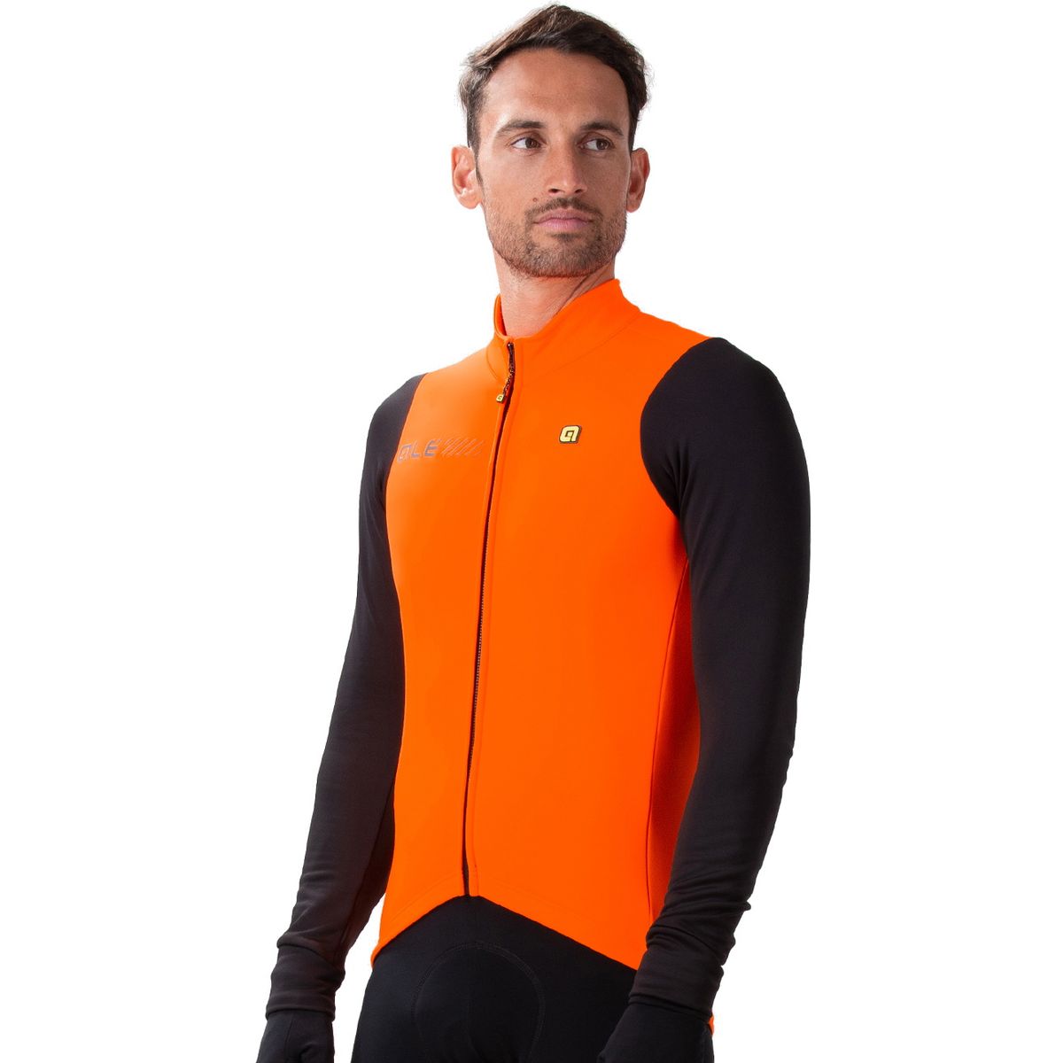 Alé Solid Fondo 2.0 Herre Langærmet Jersey - Orange