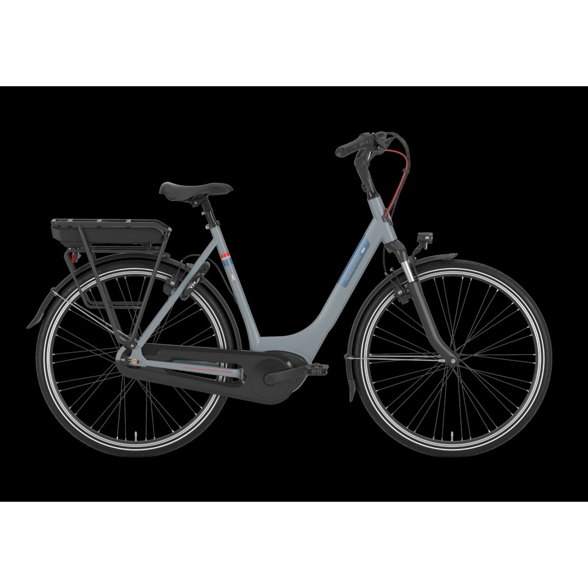 Gazelle Paris C7+ HMB 300wh Dame 7g 2022 - Grå