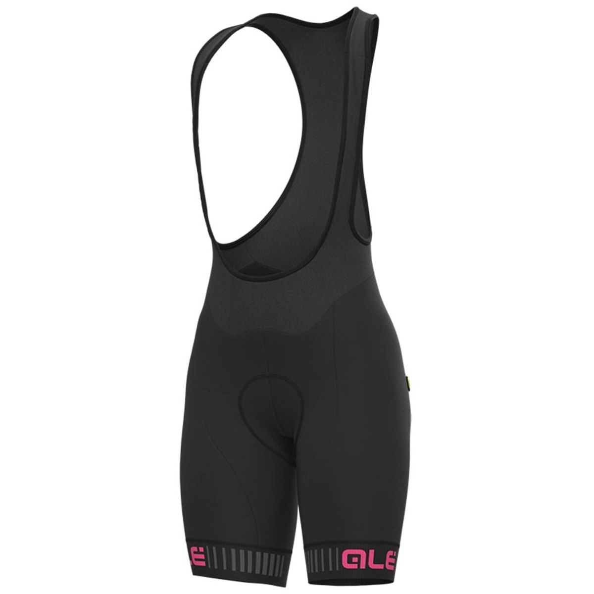 Alé Bibshorts Solid Traguardo Women, Sort/Pink (X-Small)